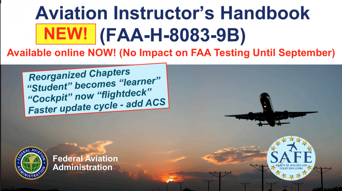 New FAA Instructor’s Handbook!