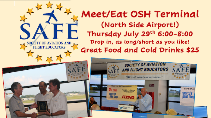 SAFE Dinner is ON; Celebrate Aviation’s Return!