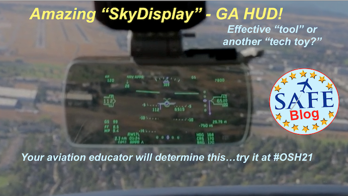 “SkyDisplay” @SAFE Dinner #OSH21